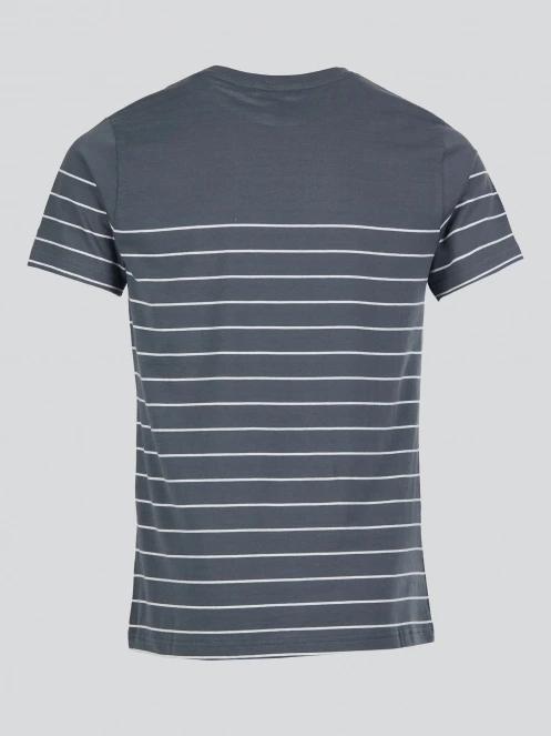 Fundango Jaggy Pocket T-shirt for men in grey 9