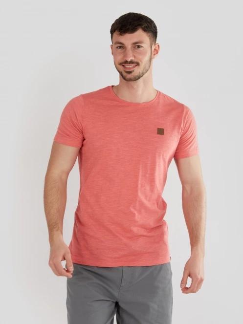 Fundango Jaggy Structured T-Shirt for men in red 2