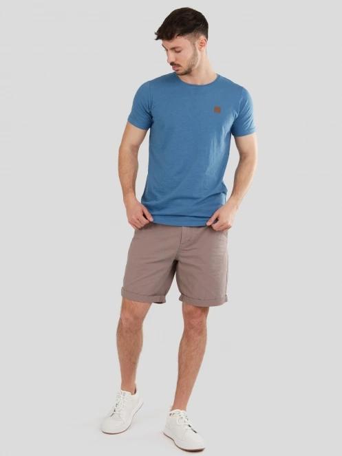 Fundango Jaggy Structured T-Shirt for men in blue 4