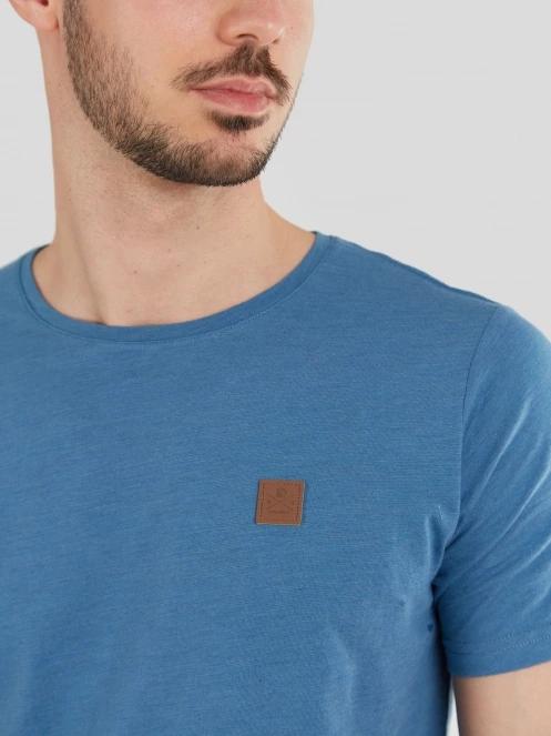 Fundango Jaggy Structured T-Shirt for men in blue 5