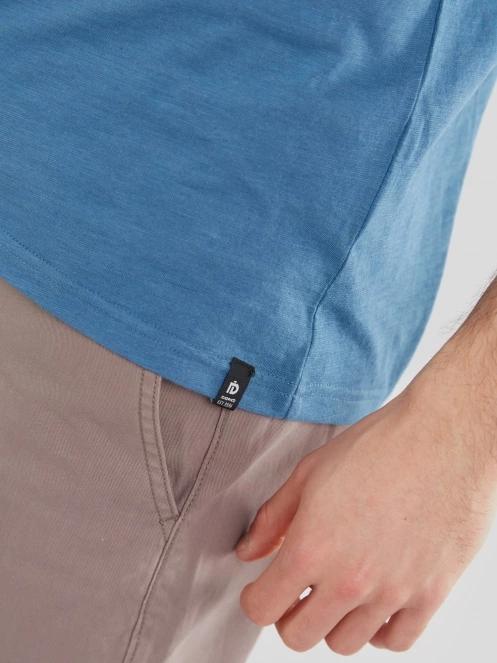 Fundango Jaggy Structured T-Shirt for men in blue 6
