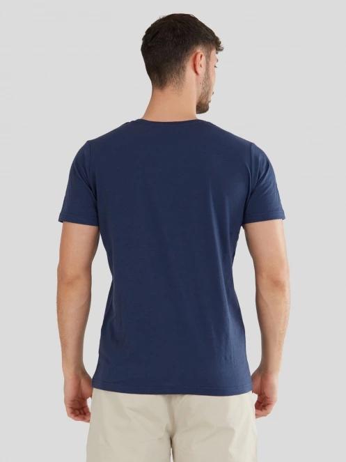 Fundango Jaggy Structured T-Shirt for men in dark blue 3