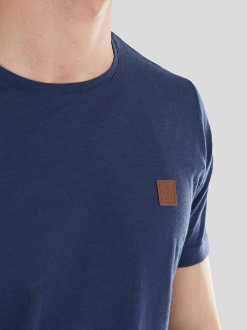 Fundango Jaggy Structured T-Shirt for men in dark blue 5