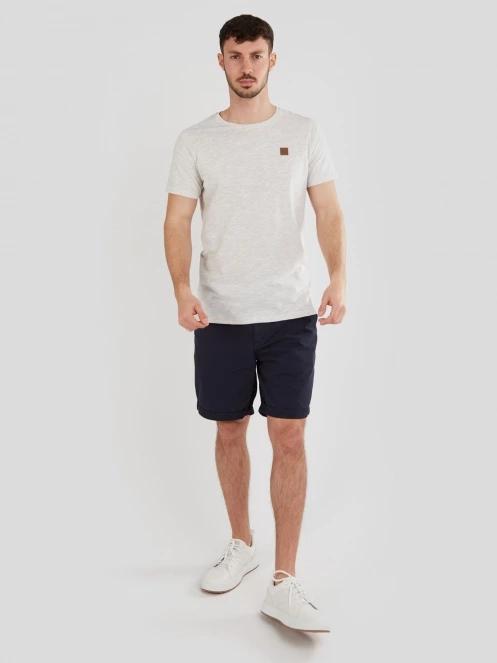 Fundango Jaggy Structured T-Shirt for men in sand 4