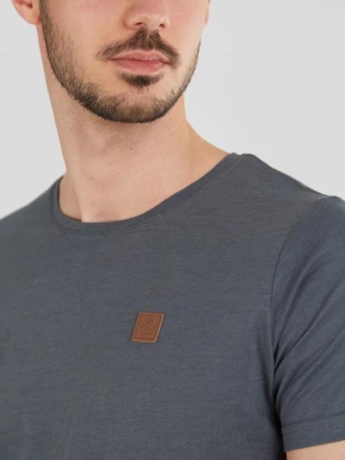 Fundango Jaggy Structured T-Shirt for men in grey 5