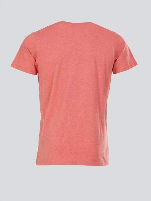 Fundango Jaggy Structured T-shirt for men in pink 8