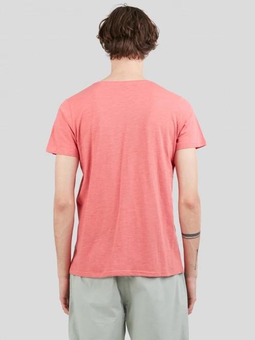 Fundango Jaggy Structured T-shirt for men in pink 3