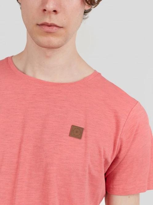 Fundango Jaggy Structured T-shirt for men in pink 5