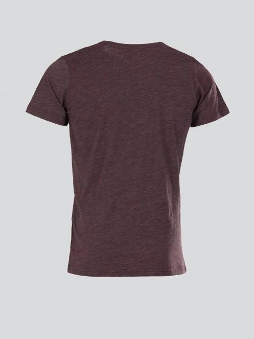 Fundango Jaggy Structured T-shirt for men in red 8