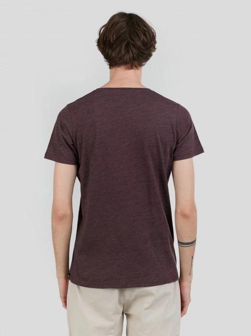 Fundango Jaggy Structured T-shirt for men in red 3