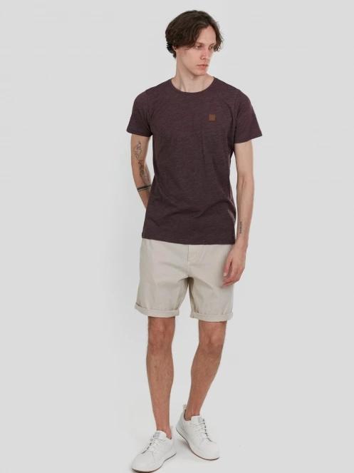 Fundango Jaggy Structured T-shirt for men in red 4