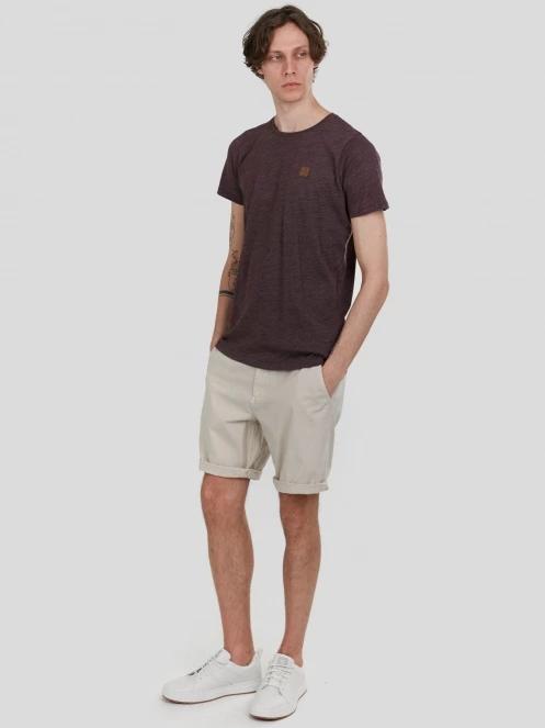 Fundango Jaggy Structured T-shirt for men in red 5