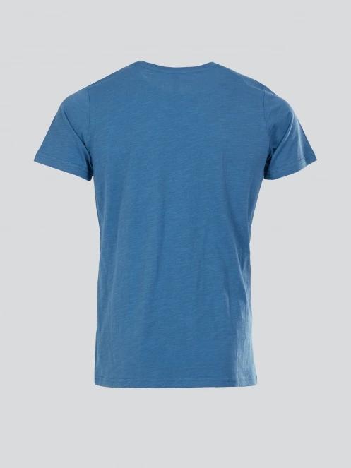 Fundango Jaggy Structured T-shirt for men in blue 8