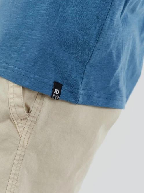 Fundango Jaggy Structured T-shirt for men in blue 6