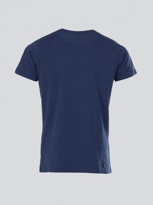 Fundango Jaggy Structured T-shirt for men in dark blue 8