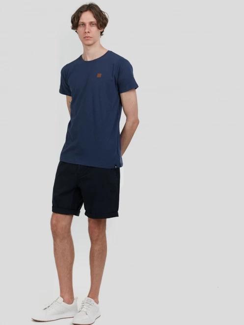Fundango Jaggy Structured T-shirt for men in dark blue 4