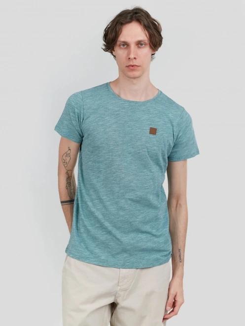 Fundango Jaggy Structured T-shirt for men in light blue 2