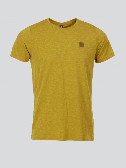 Fundango Jaggy Structured T-shirt for men in oliv 7