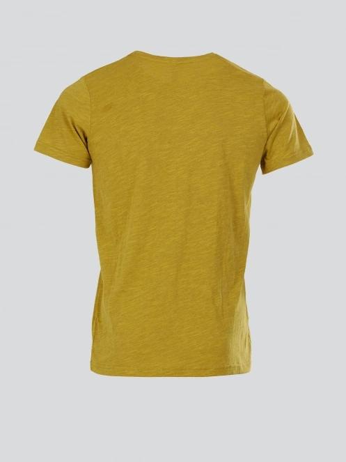 Fundango Jaggy Structured T-shirt for men in oliv 8
