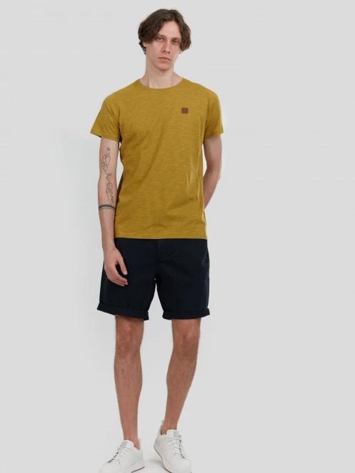 Fundango Jaggy Structured T-shirt for men in oliv 4