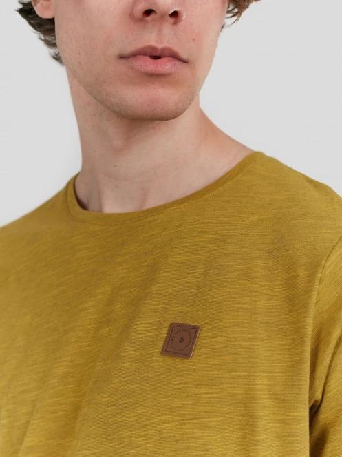 Fundango Jaggy Structured T-shirt for men in oliv 5