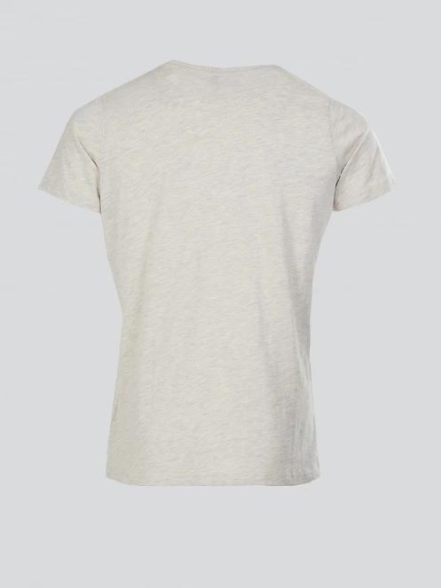 Fundango Jaggy Structured T-shirt for men in sand 8
