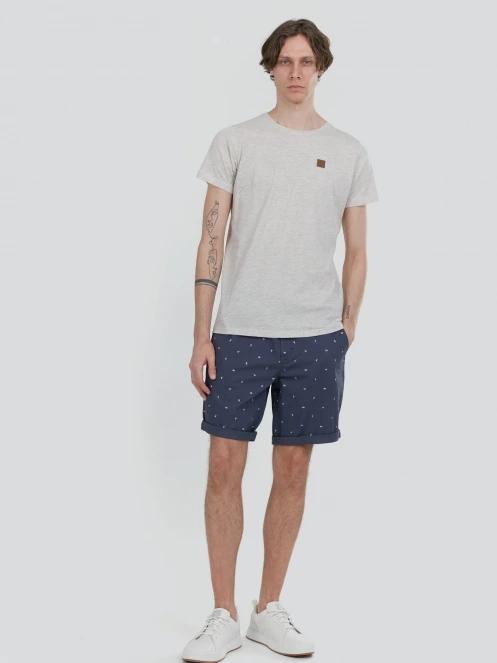 Fundango Jaggy Structured T-shirt for men in sand 4