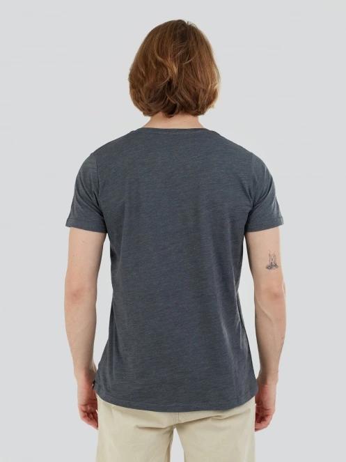 Fundango Jaggy Structured T-shirt for men in grey 3