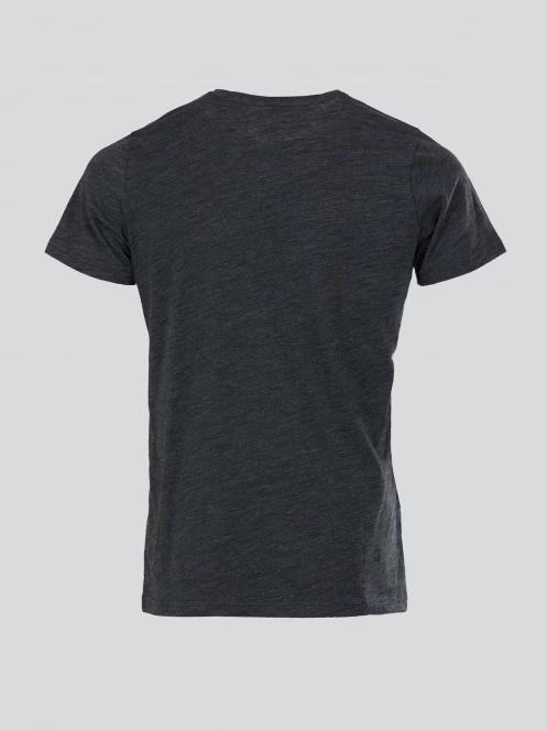 Fundango Jaggy Structured T-shirt for men in black 9
