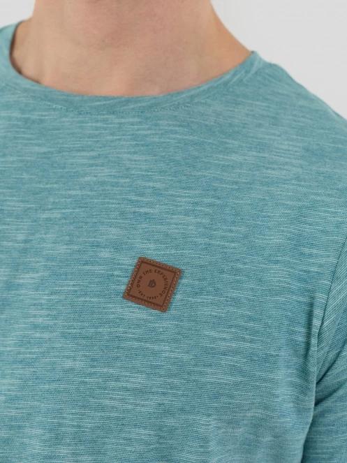 Fundango Jaggy Structured T-shirt for men in green 6