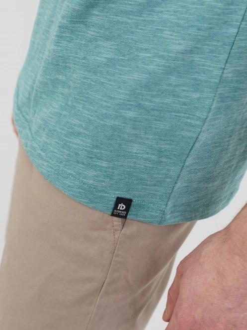 Fundango Jaggy Structured T-shirt for men in green 7