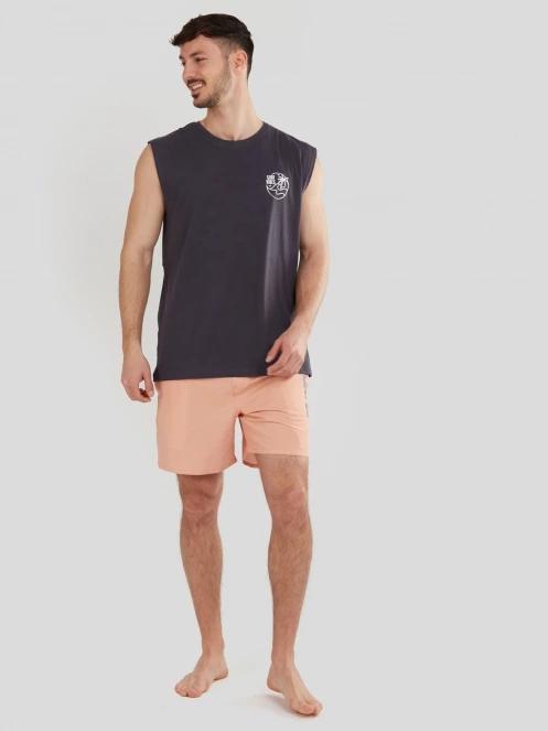 Fundango Glader Tank-T for men in black 4