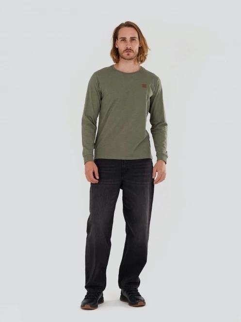 Fundango Justin Longsleeve T-shirt for men in green 4