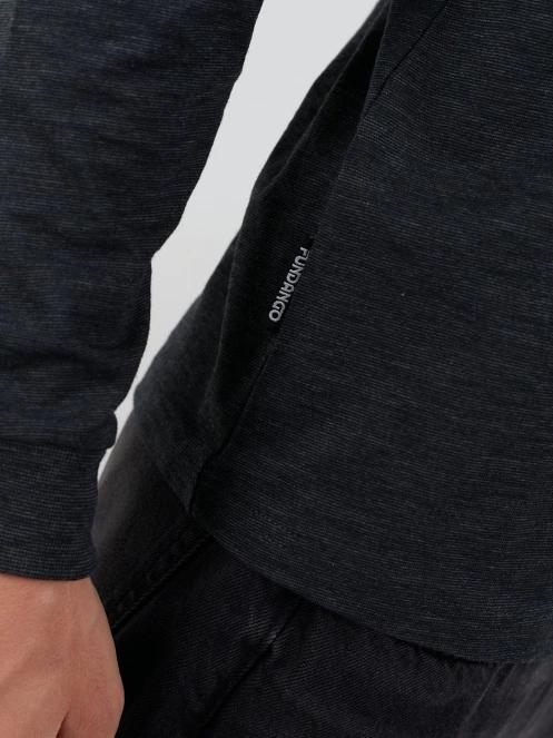 Fundango Justin Longsleeve T-shirt for men in black 6