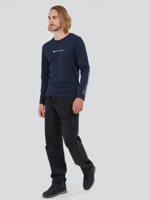 Fundango Long-T Longsleeve T-shirt for men in dark blue 4