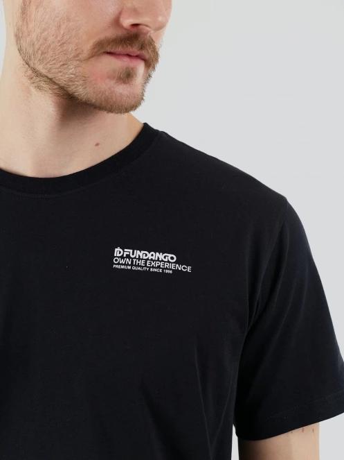Fundango Compass Graphic-T for men in black 7