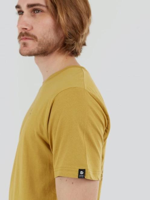 Fundango Round Graphic-T for men in oliv 6