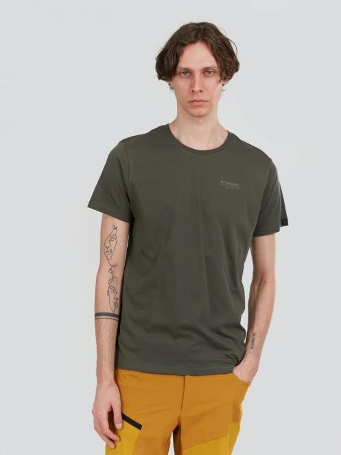 Fundango Mont Blanc Graphic-T for men in oliv 2