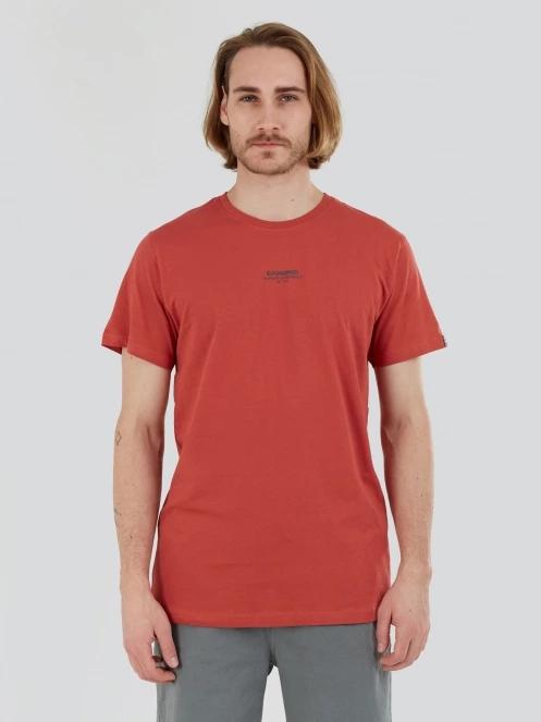 Fundango Peak Graphic-T for men in red 2