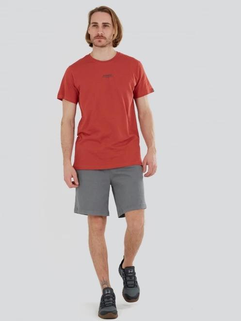 Fundango Peak Graphic-T for men in red 4