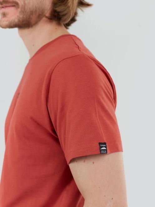 Fundango Peak Graphic-T for men in red 7