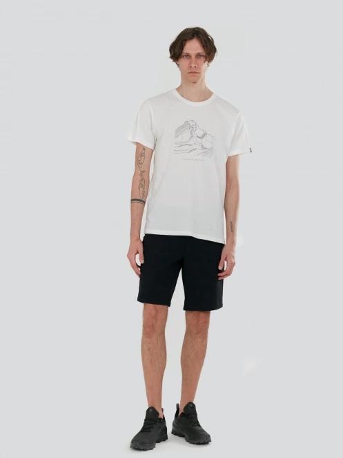 Fundango Mountain Graphic-T for men in white 4