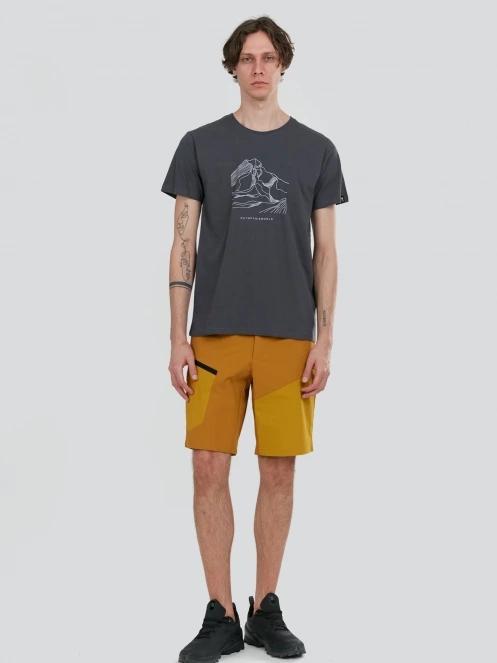 Fundango Mountain Graphic-T for men in grey 4