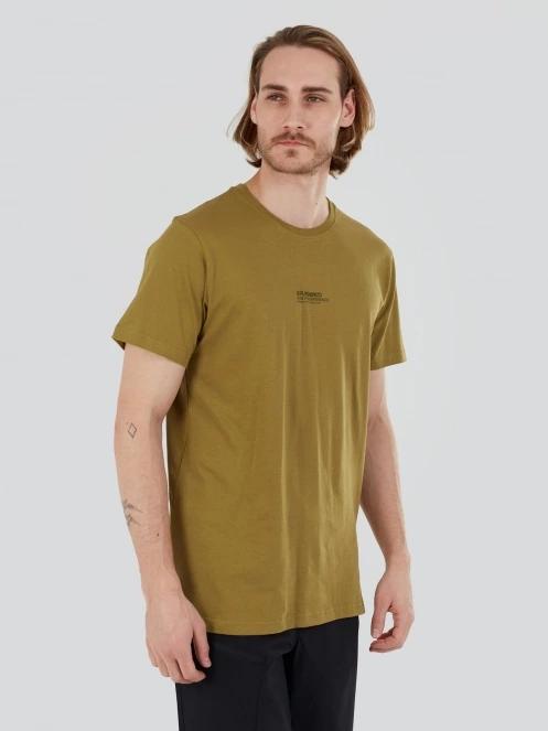 Fundango Globe Graphic-T for men in green 2