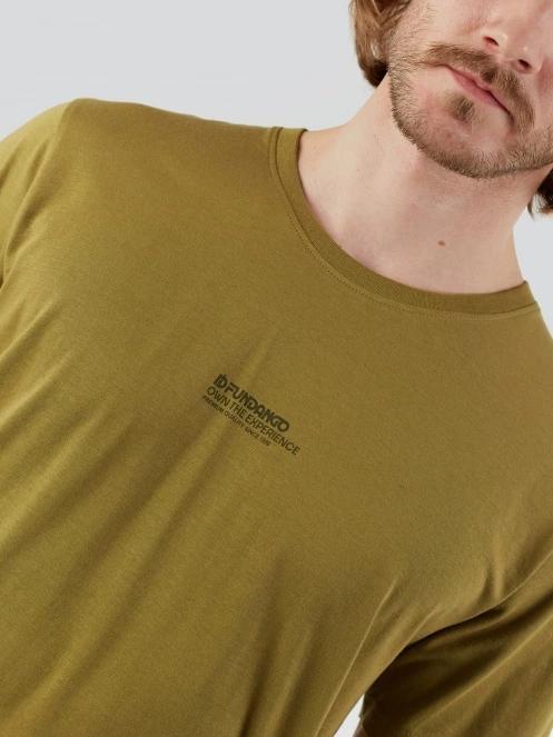 Fundango Globe Graphic-T for men in green 6