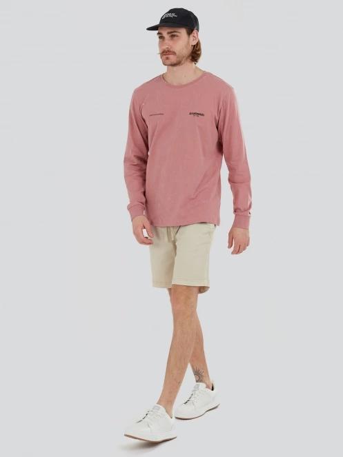 Fundango Surfer Graphic-T for men in pink 4