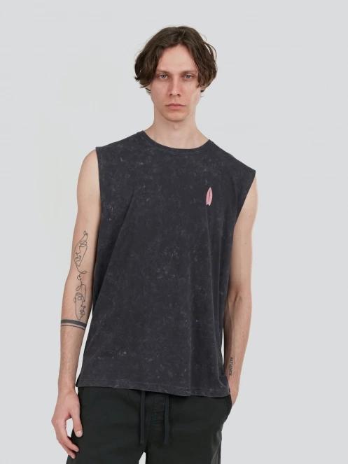 Fundango Alon Surf Tank-T for men in black 2