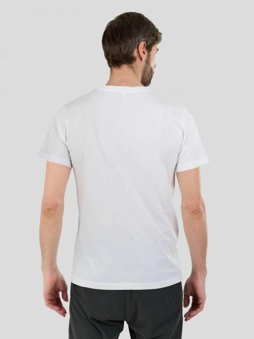 Fundango Vital Graphic-T for men in white 3