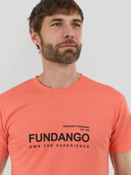 Fundango Vital Graphic-T for men in red 5