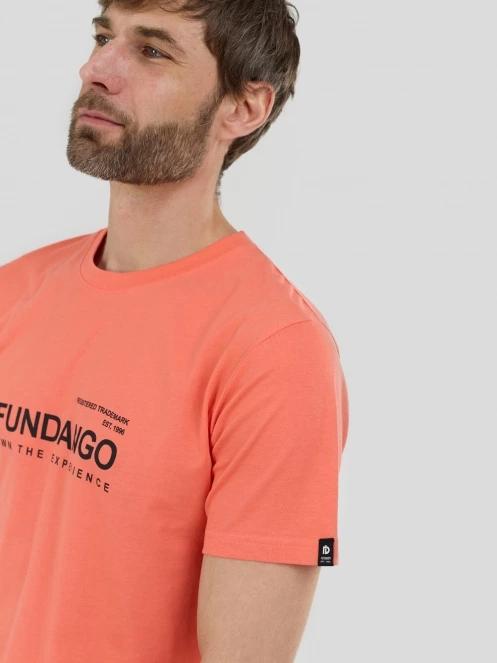 Fundango Vital Graphic-T for men in red 6
